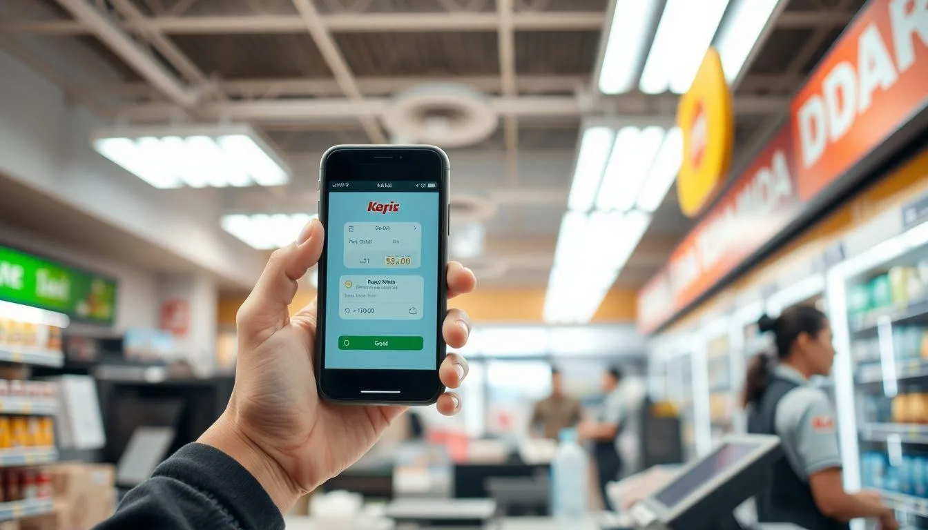 Cara Bayar PayLater TikTok di Minimarket (c) Ilustrasi AI
