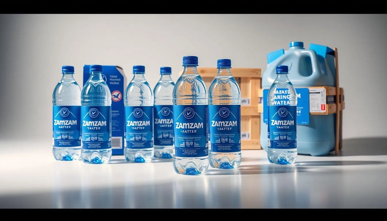 Ciri-Ciri Kemasan Air Zamzam Asli (c) Ilustrasi AI