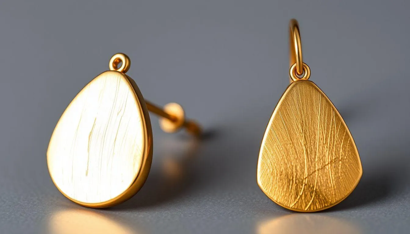 Pengertian Emas Asli dan Emas Palsu pada Perhiasan Anting (c) Ilustrasi AI