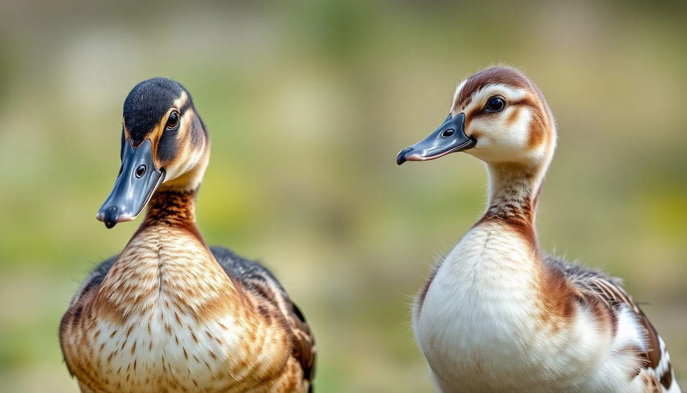 Perbedaan Fisik Bebek Jantan dan Betina Umur 2 Bulan (c) Ilustrasi AI