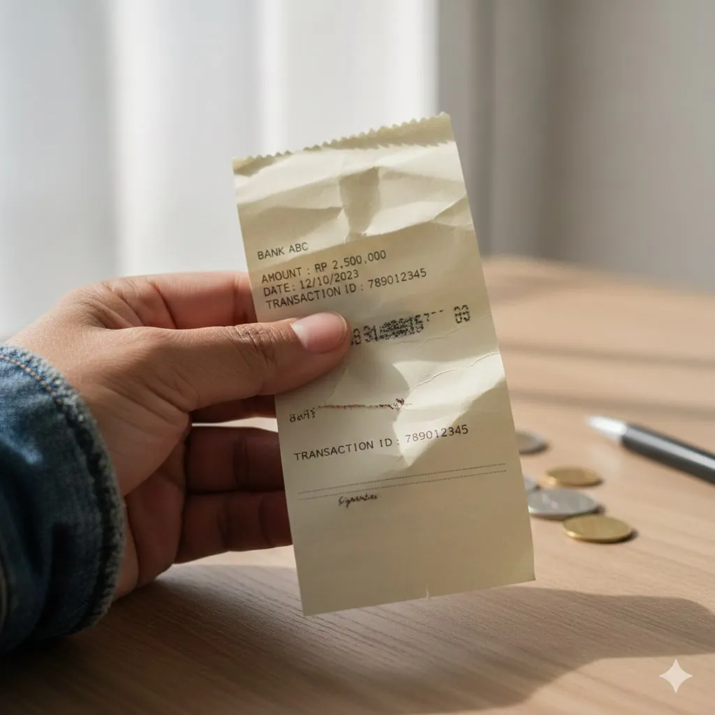 Pengertian Bukti Transfer Palsu (c) Ilustrasi AI