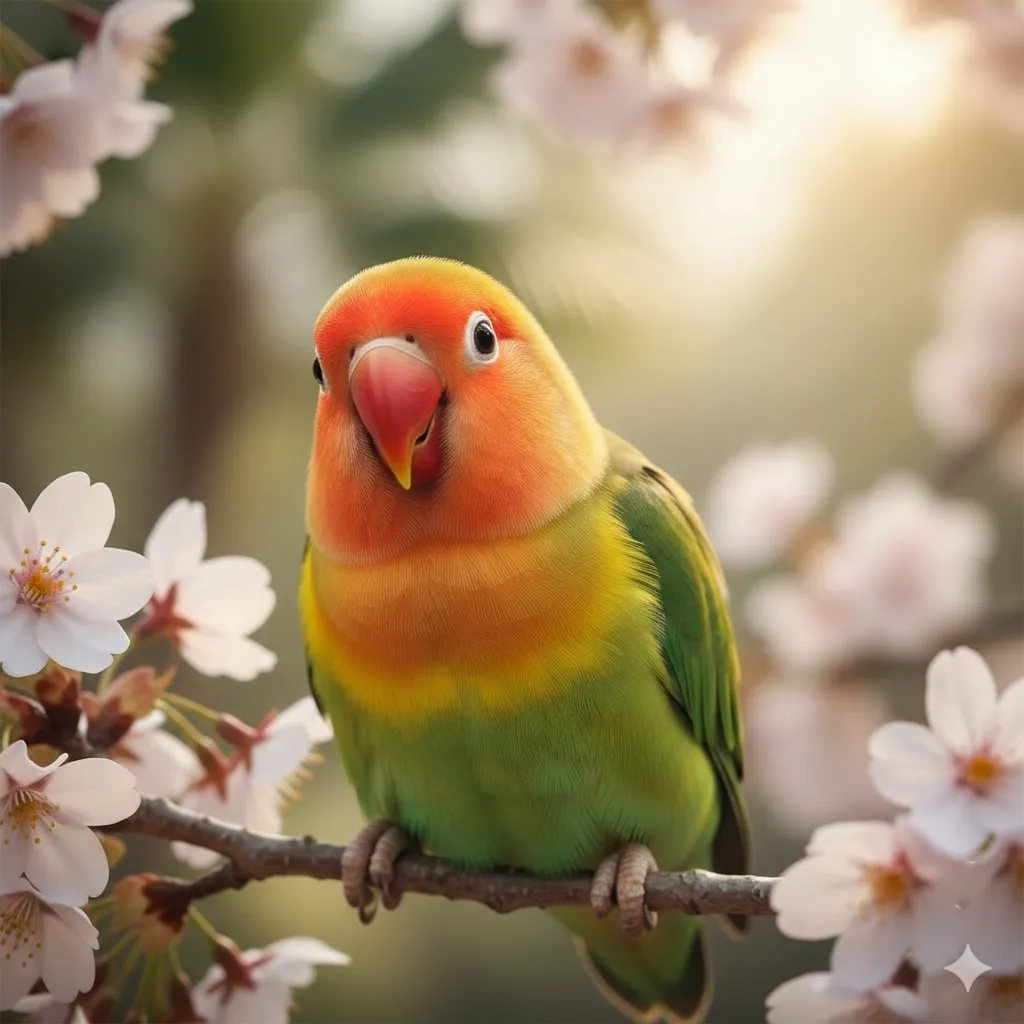 Mengenal Jenis Lovebird Berdasarkan Kelompok (c) Ilustrasi AI