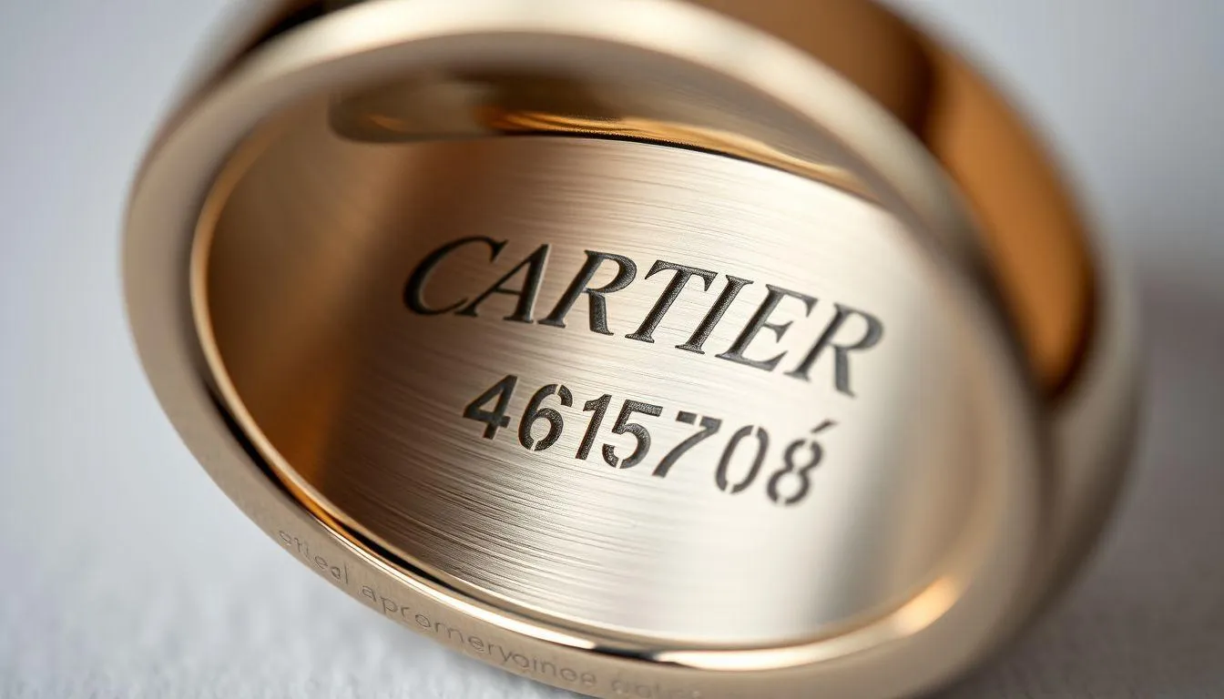 Nomor Seri dan Sistem Identifikasi Cartier (c) Ilustrasi AI