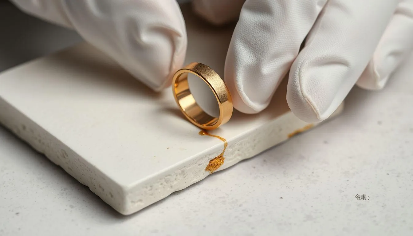 Tes Goresan pada Keramik (c) Ilustrasi AI