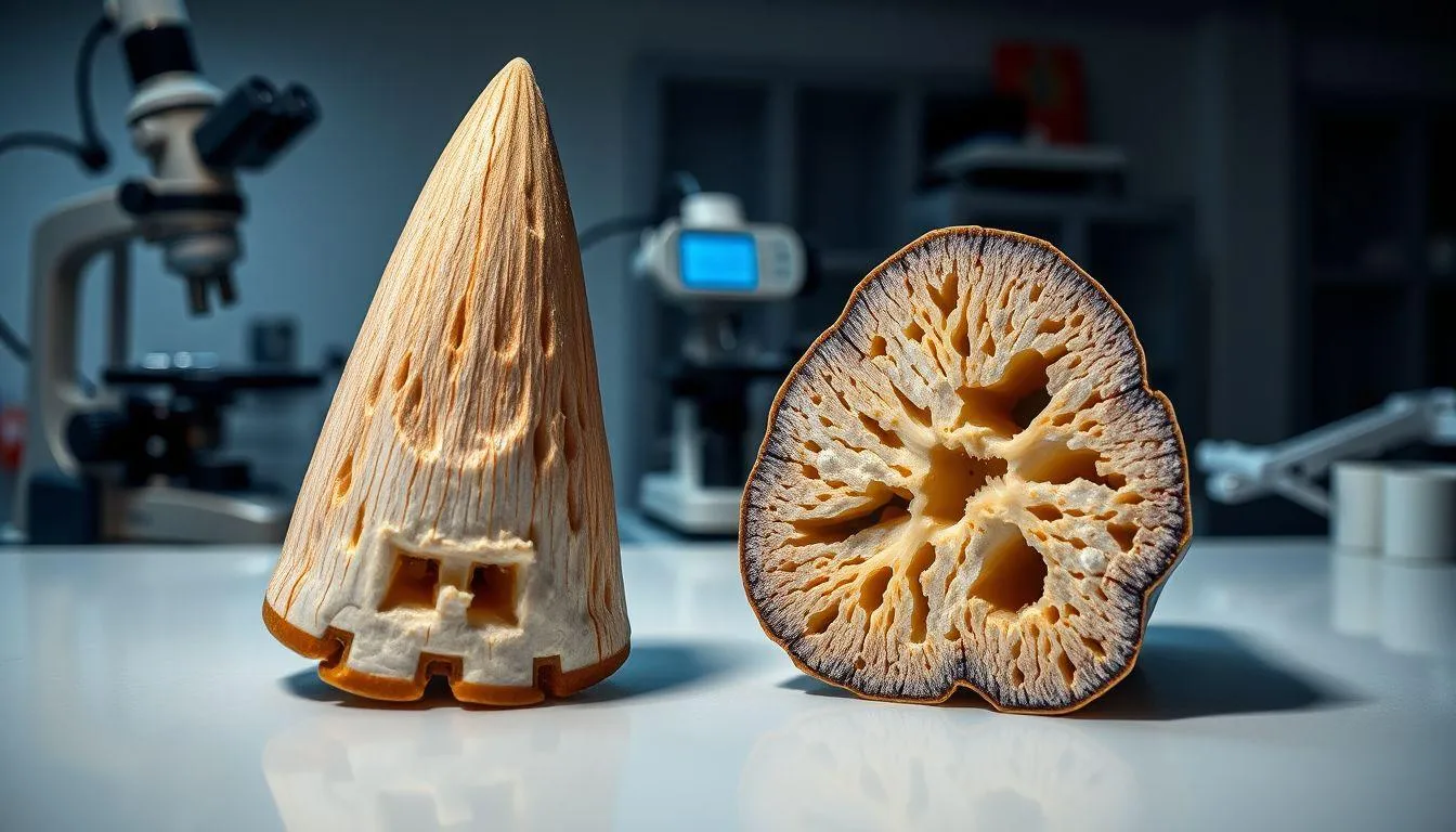 Perbedaan Cula Badak Asli dan Sintetis (c) Ilustrasi AI