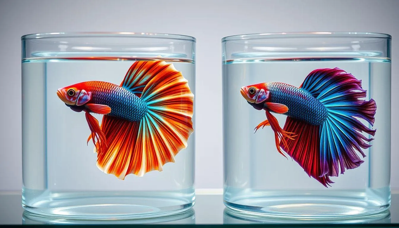 Pengertian dan Pentingnya Membedakan Jenis Kelamin Cupang (c) Ilustrasi AI