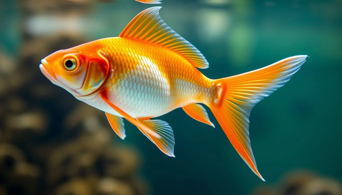 Ciri-Ciri Fisik Ikan Komet Jantan (c) Ilustrasi AI