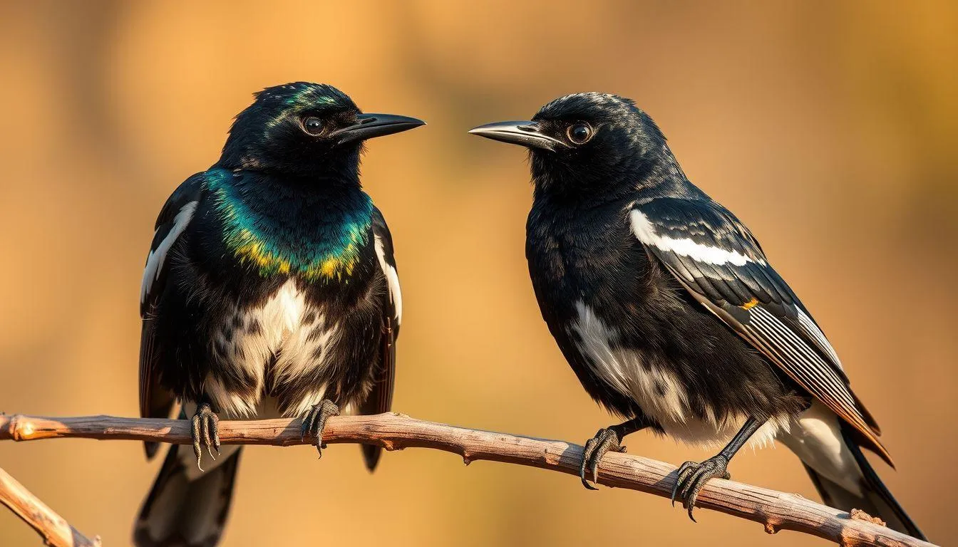 Perbedaan Warna dan Pola Bulu (c) Ilustrasi AI