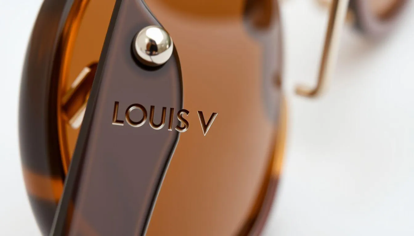 Ciri-Ciri Kacamata Louis Vuitton Asli dari Logo dan Branding (c) Ilustrasi AI