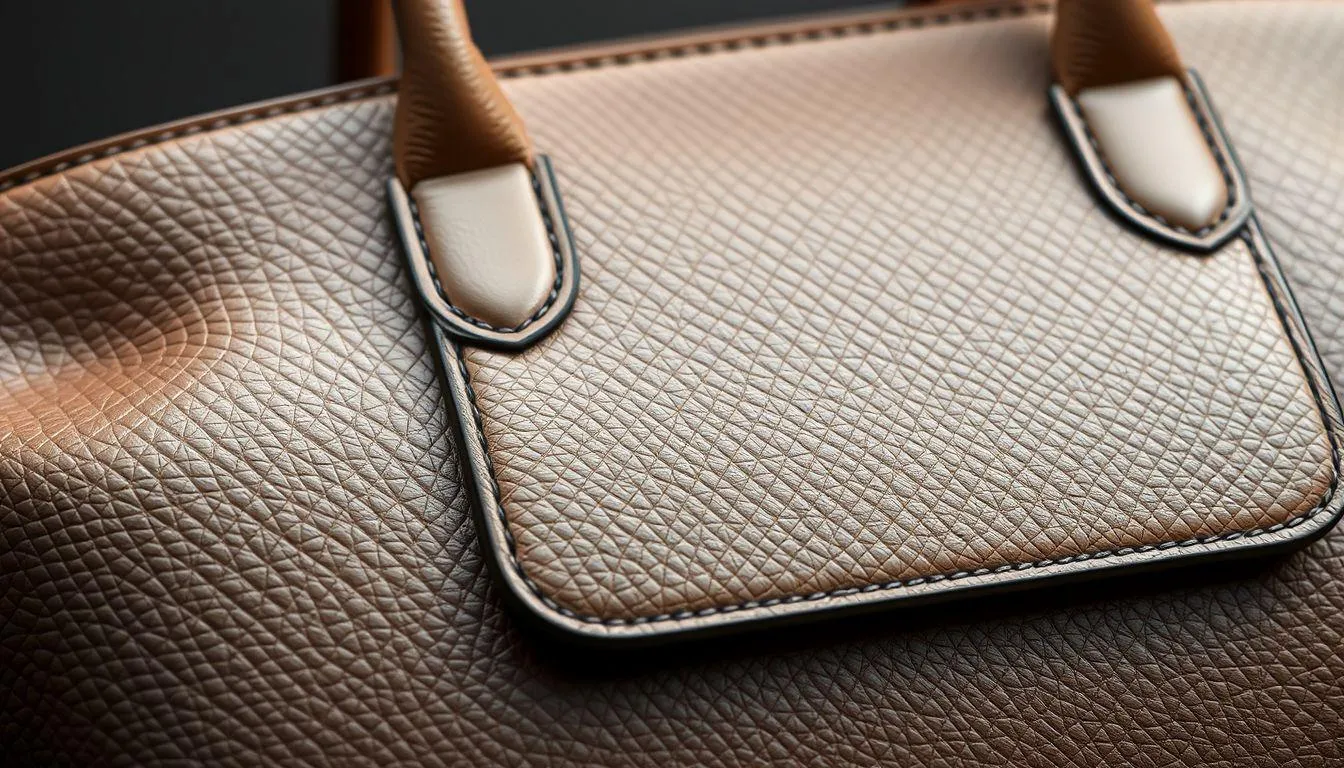 Ciri-Ciri Material Kulit pada Tas Longchamp Original (c) Ilustrasi AI