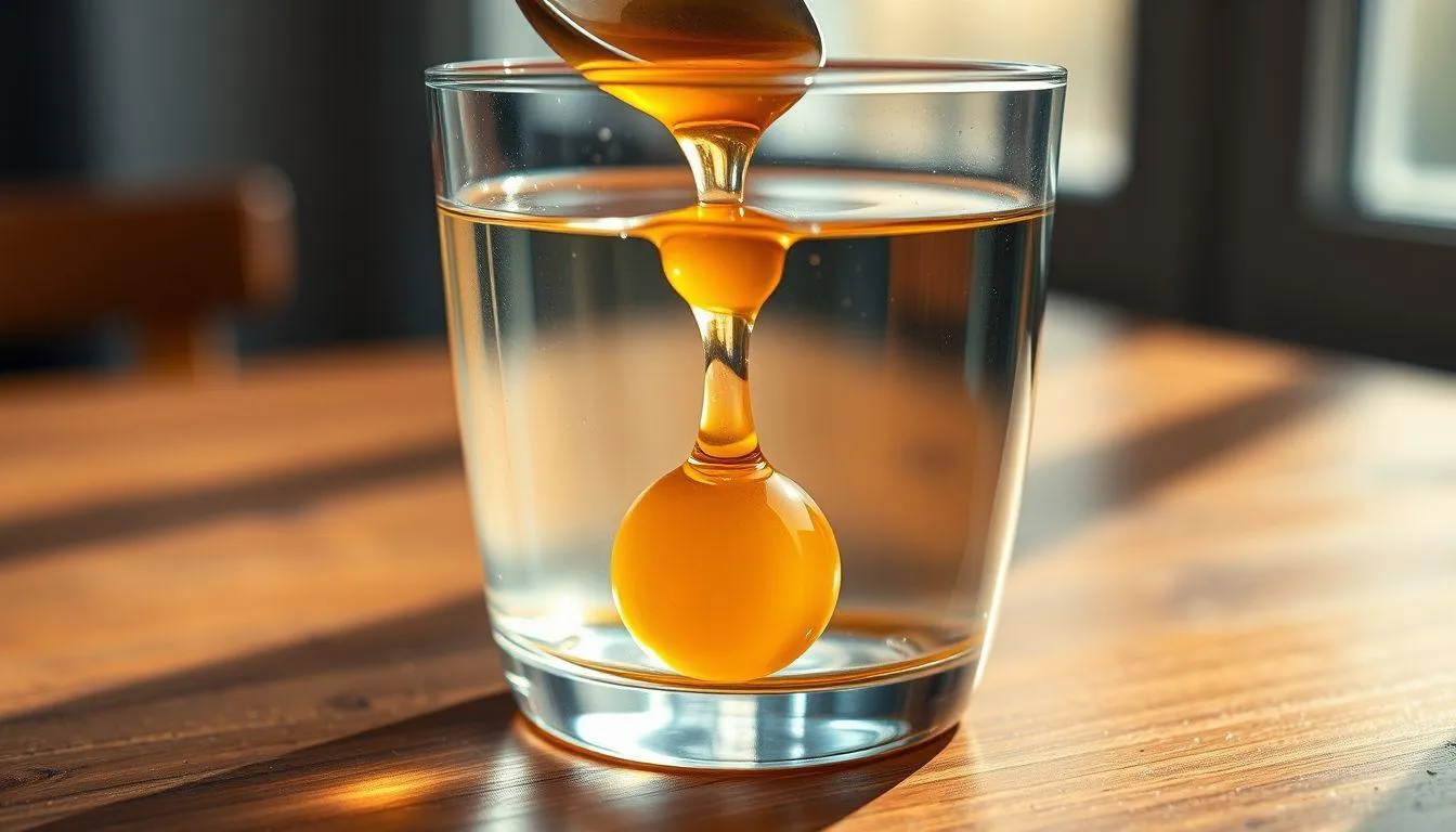 Tes Kelarutan Madu dalam Air (c) Ilustrasi AI