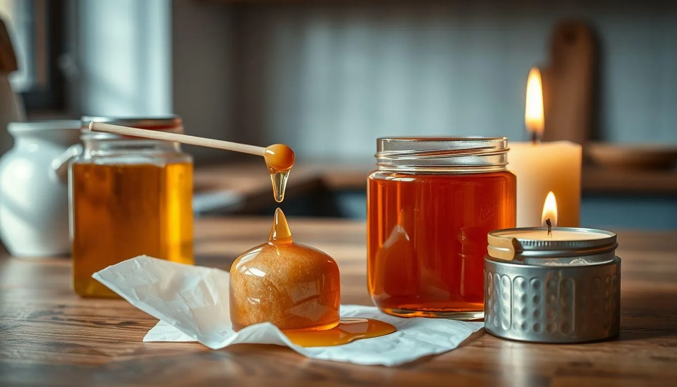 Pengujian Madu dengan Api dan Kertas (c) Ilustrasi AI