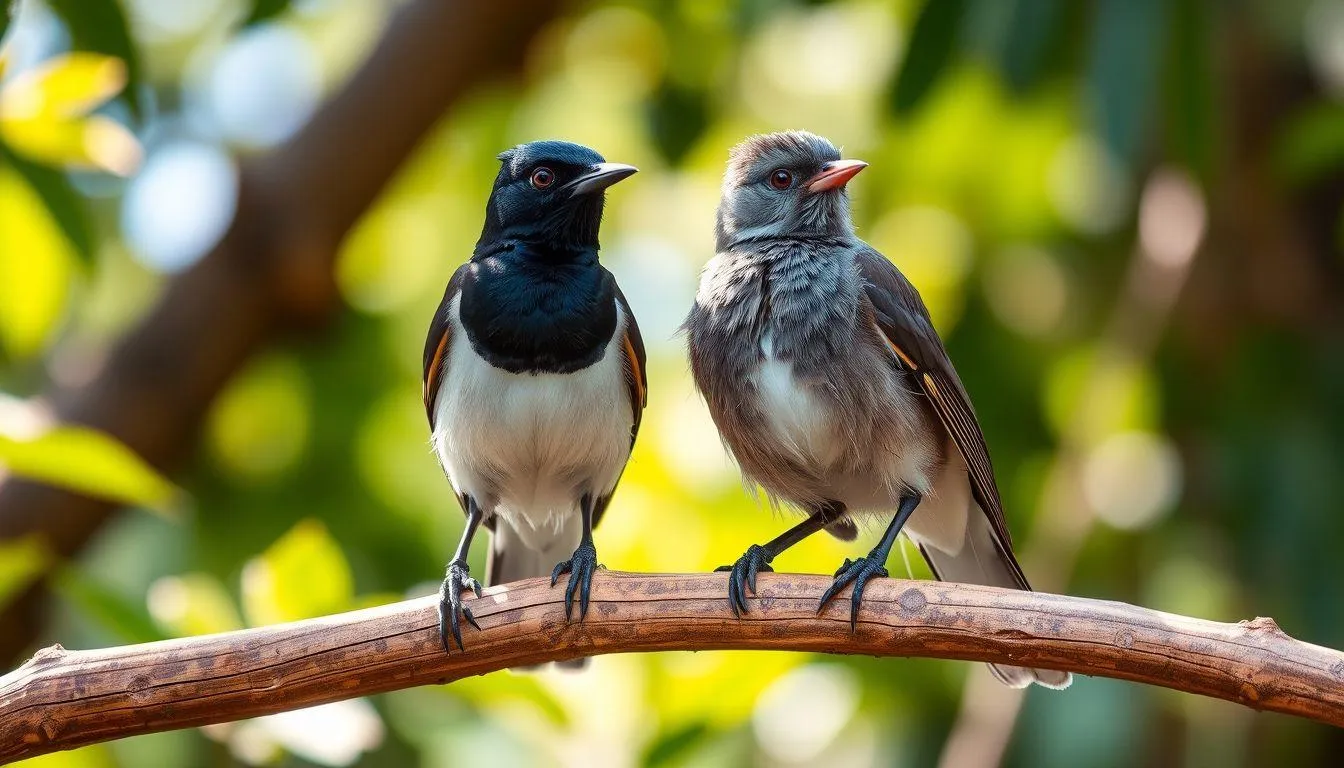 Mengenal Cara Membedakan Murai Jantan dan Betina (c) Ilustrasi AI