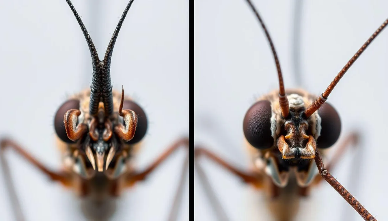 Perbedaan Struktur Mulut dan Proboscis (c) Ilustrasi AI