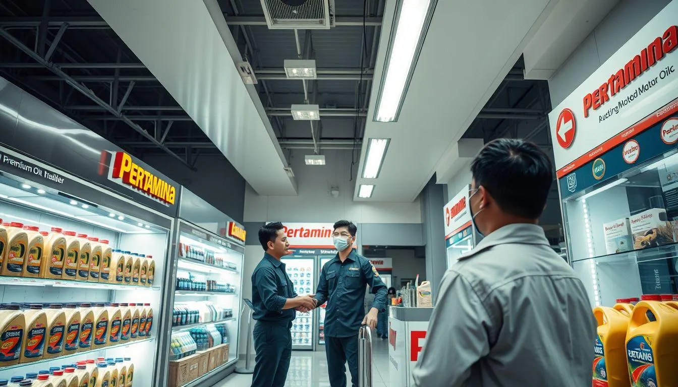 Tempat Pembelian Oli Enduro yang Aman (c) Ilustrasi AI