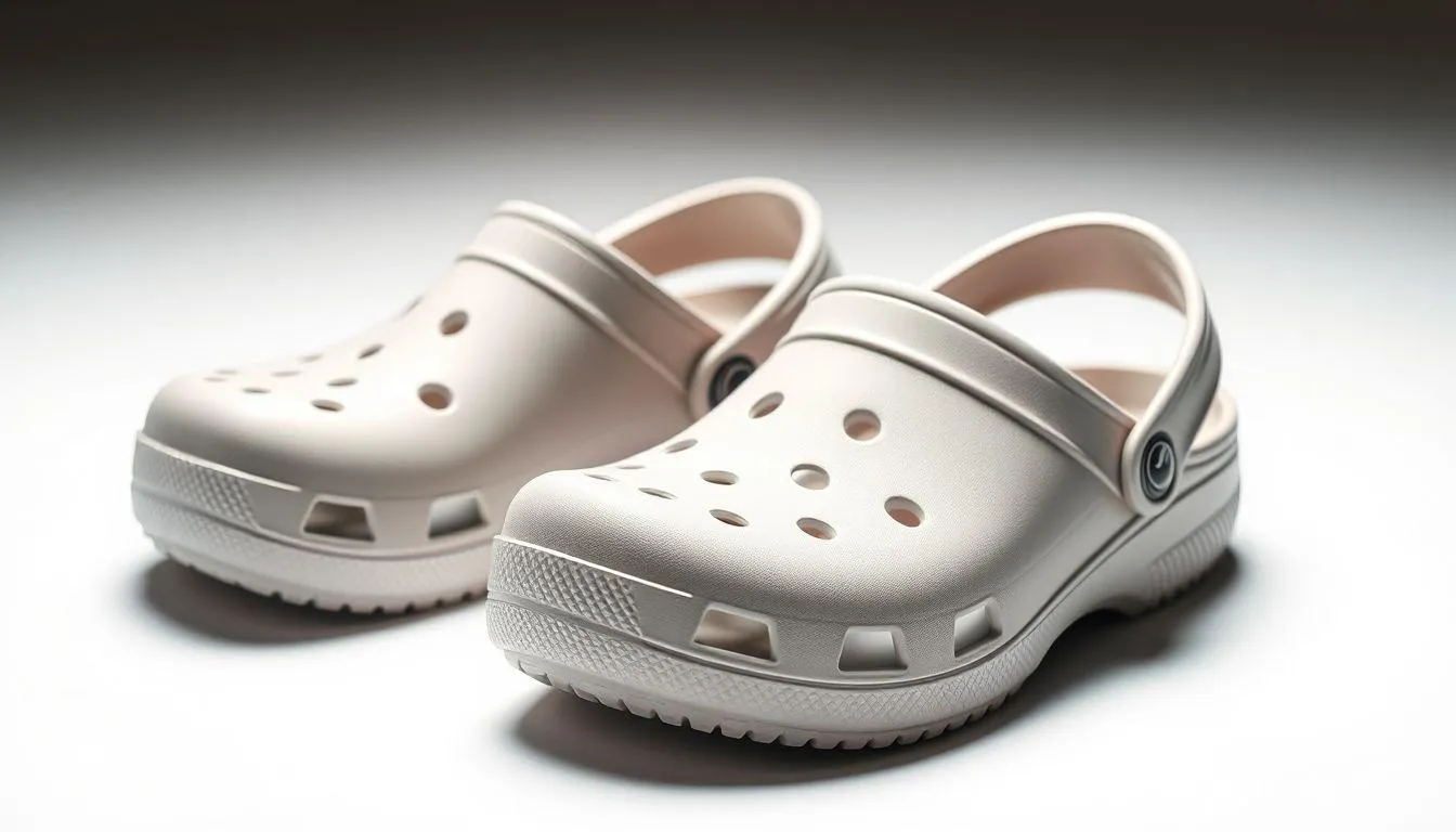 Mengenal Material Croslite pada Sandal Crocs Original (c) Ilustrasi AI