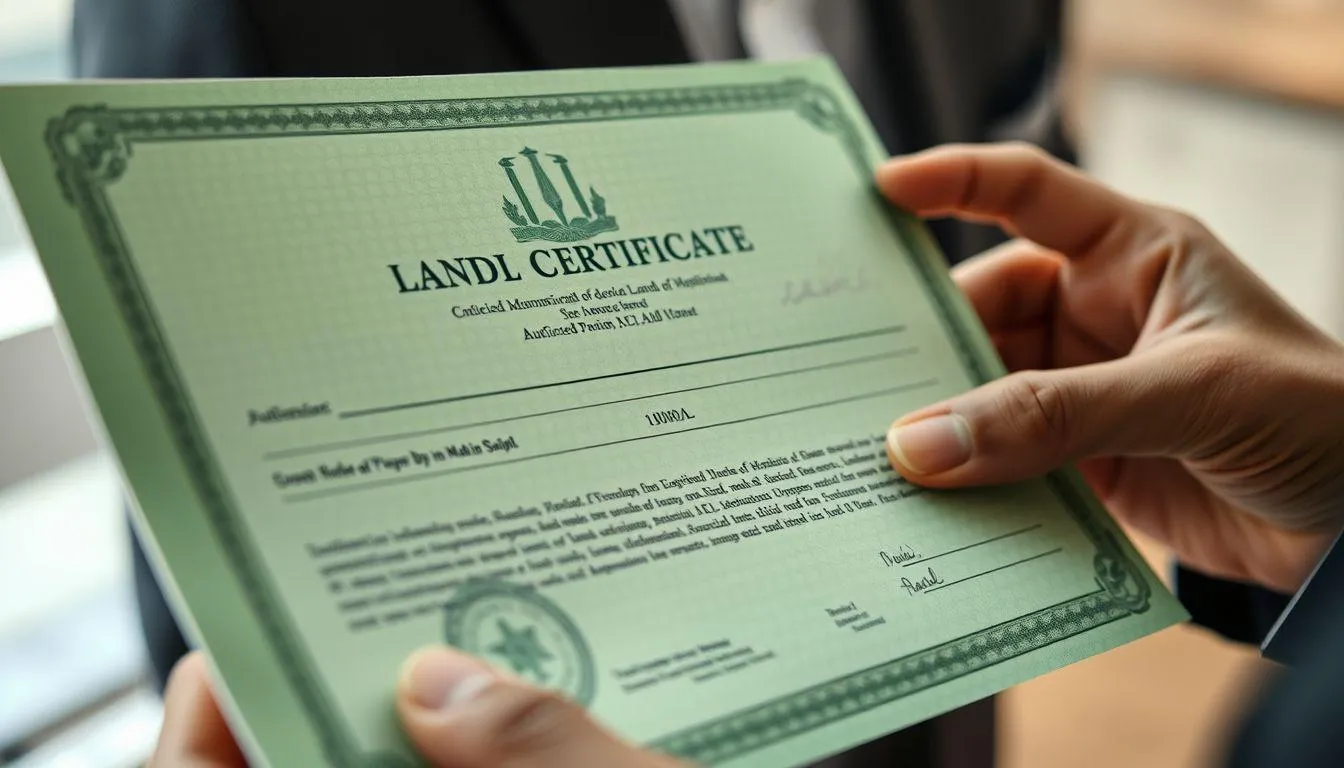 Ciri-Ciri Fisik Sertifikat Tanah Asli (c) Ilustrasi AI