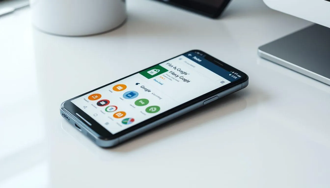 Menggunakan Aplikasi Files by Google (c) Ilustrasi AI