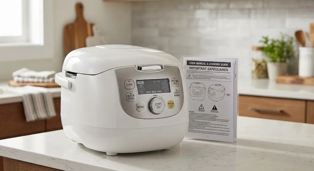 Cara Membersihkan Sisa Nasi Kering yang Menempel di Panci Rice Cooker. (AI Generated)