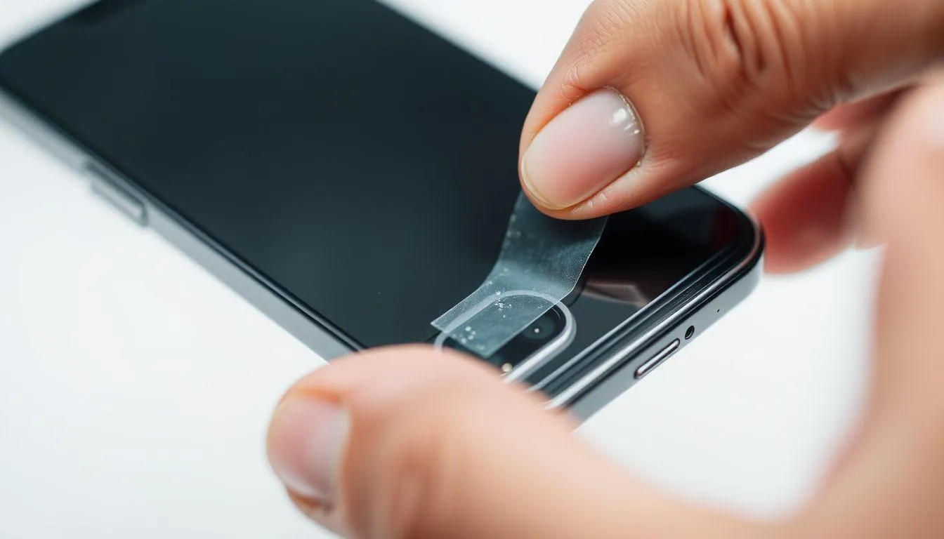 Cara Membersihkan Speaker HP Menggunakan Selotip (c) Ilustrasi AI