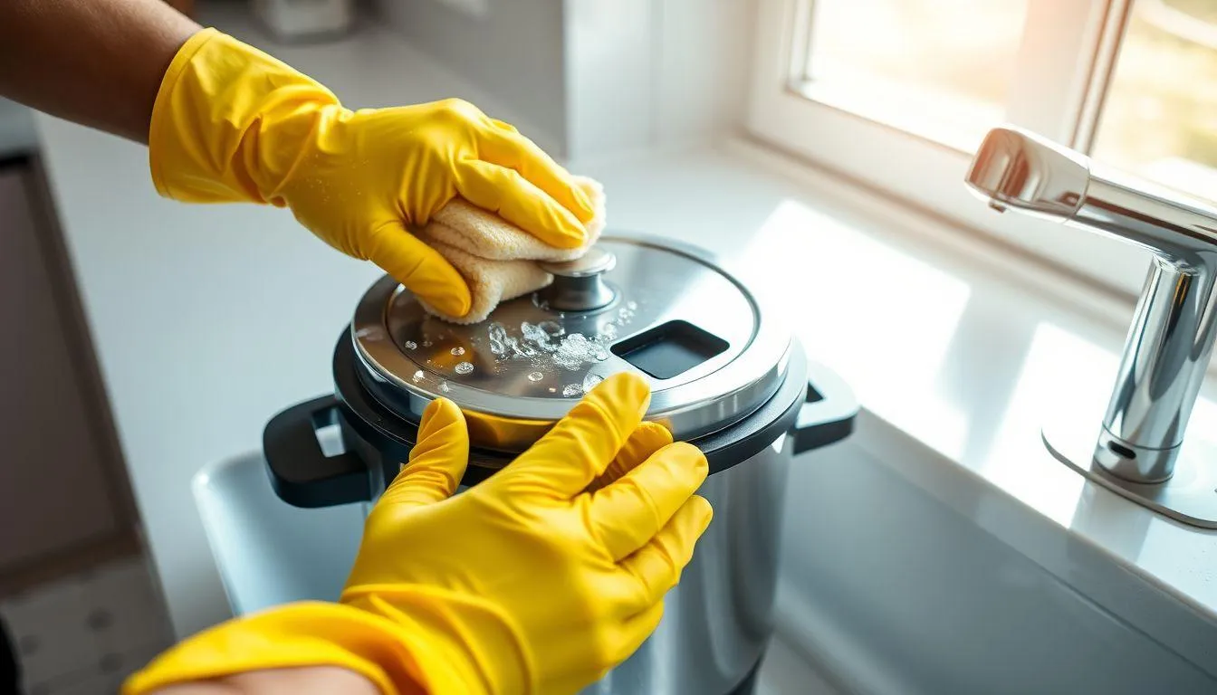 Manfaat Membersihkan Tutup Rice Cooker Secara Rutin (c) Ilustrasi AI