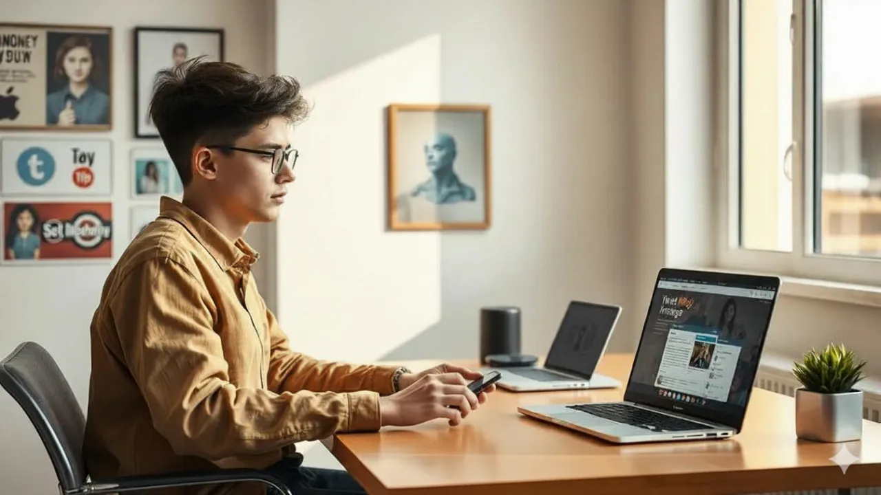 Apa Itu Akun Alter Twitter? (c) Ilustrasi AI