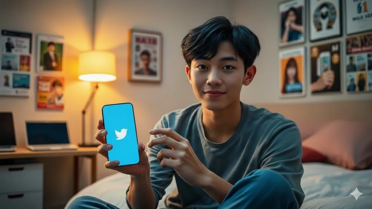 Mengapa Orang Membuat Akun Alter Twitter? (c) Ilustrasi AI