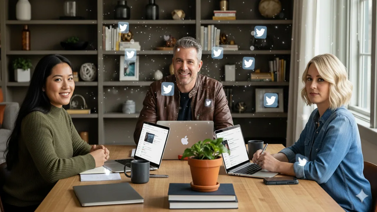 Manfaat Memiliki Akun Alter Twitter (c) Ilustrasi AI