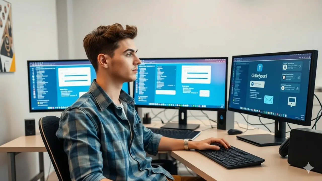 Cara Menjaga Keamanan Akun Alter Twitter (c) Ilustrasi AI