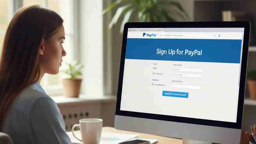 Cara Membuat Akun PayPal Bisnis (c) Ilustrasi AI