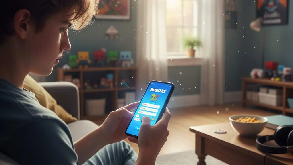 Cara Membuat Akun Roblox Melalui Aplikasi Mobile (c) Ilustrasi AI