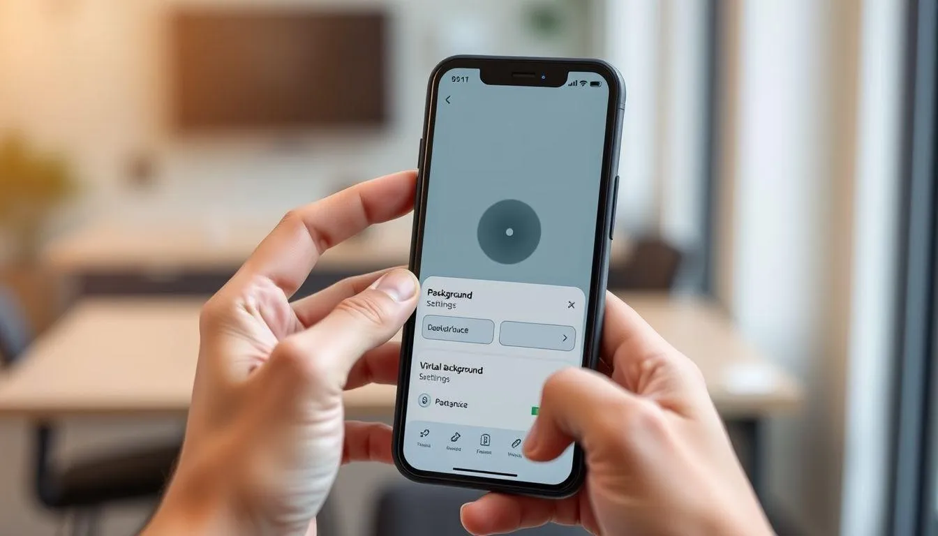 Cara Mengatur Virtual Background di Smartphone (c) Ilustrasi AI