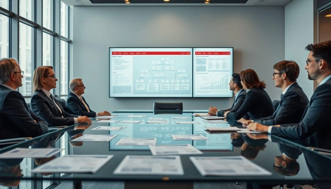 Pengertian dan Jenis Struktur Organisasi (c) Ilustrasi AI