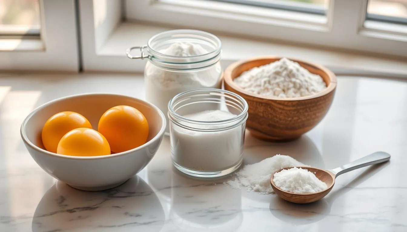 Bahan-Bahan Dasar untuk Membuat Bolu Kukus (c) Ilustrasi AI