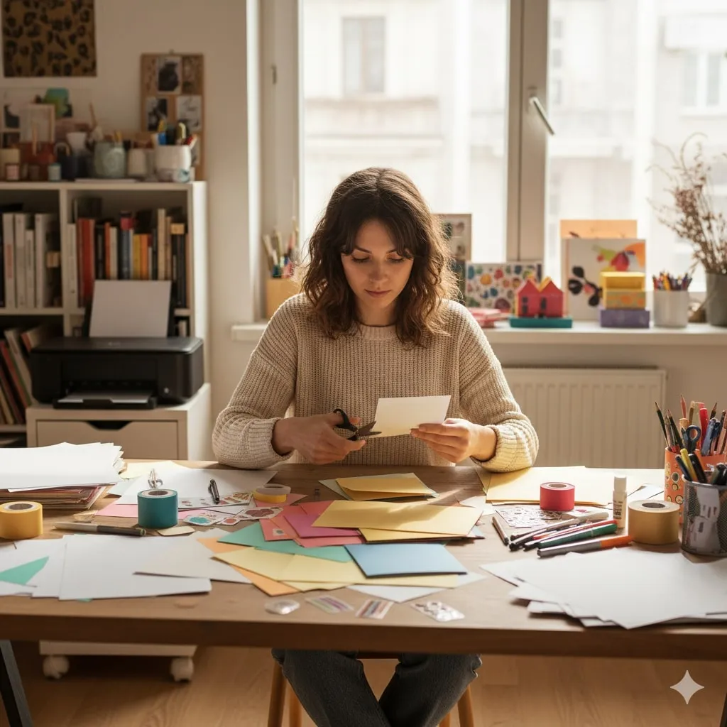 Tips Desain Buklet yang Menarik (c) Ilustrasi AI