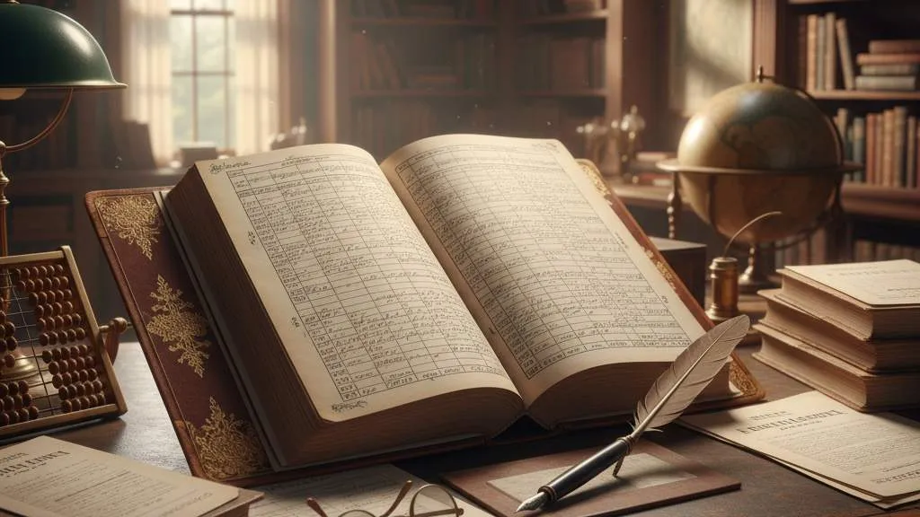 Format dan Bentuk Buku Besar Akuntansi (c) Ilustrasi AI