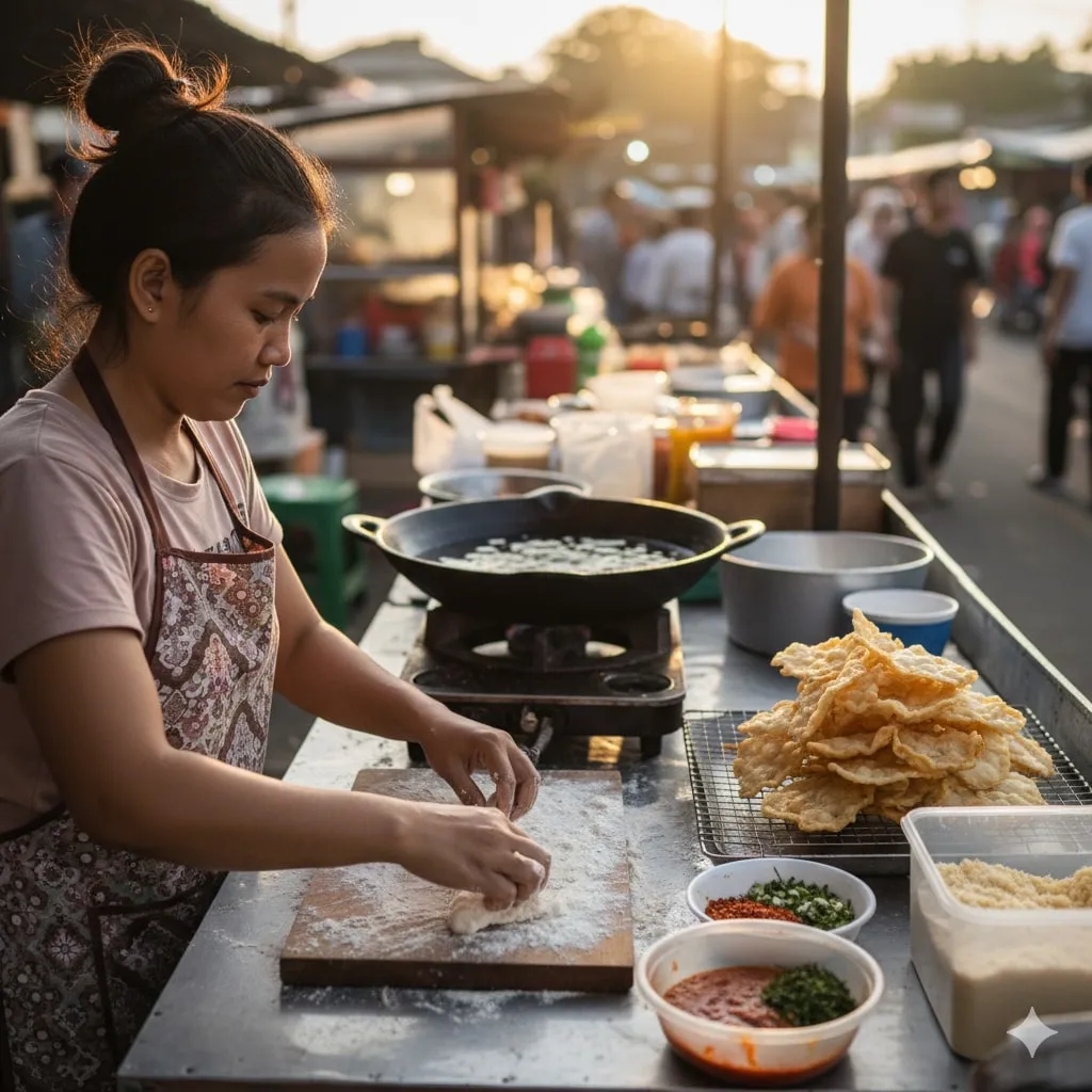 Teknik Membentuk dan Memotong Cirambay (c) Ilustrasi AI