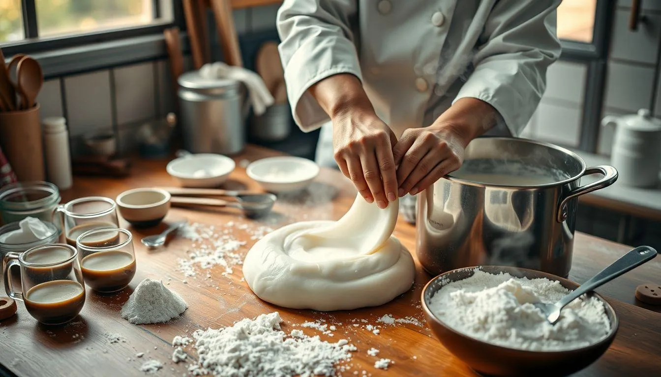 Langkah-Langkah Membuat Adonan Cirambay (c) Ilustrasi AI