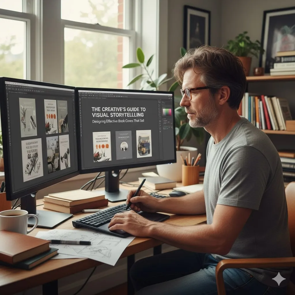 Prinsip Desain Cover yang Efektif (c) Ilustrasi AI