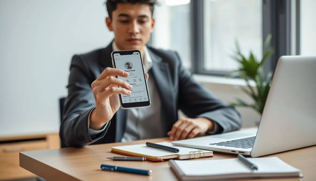 Cara Membuat CV di HP Menggunakan Canva (c) Ilustrasi AI