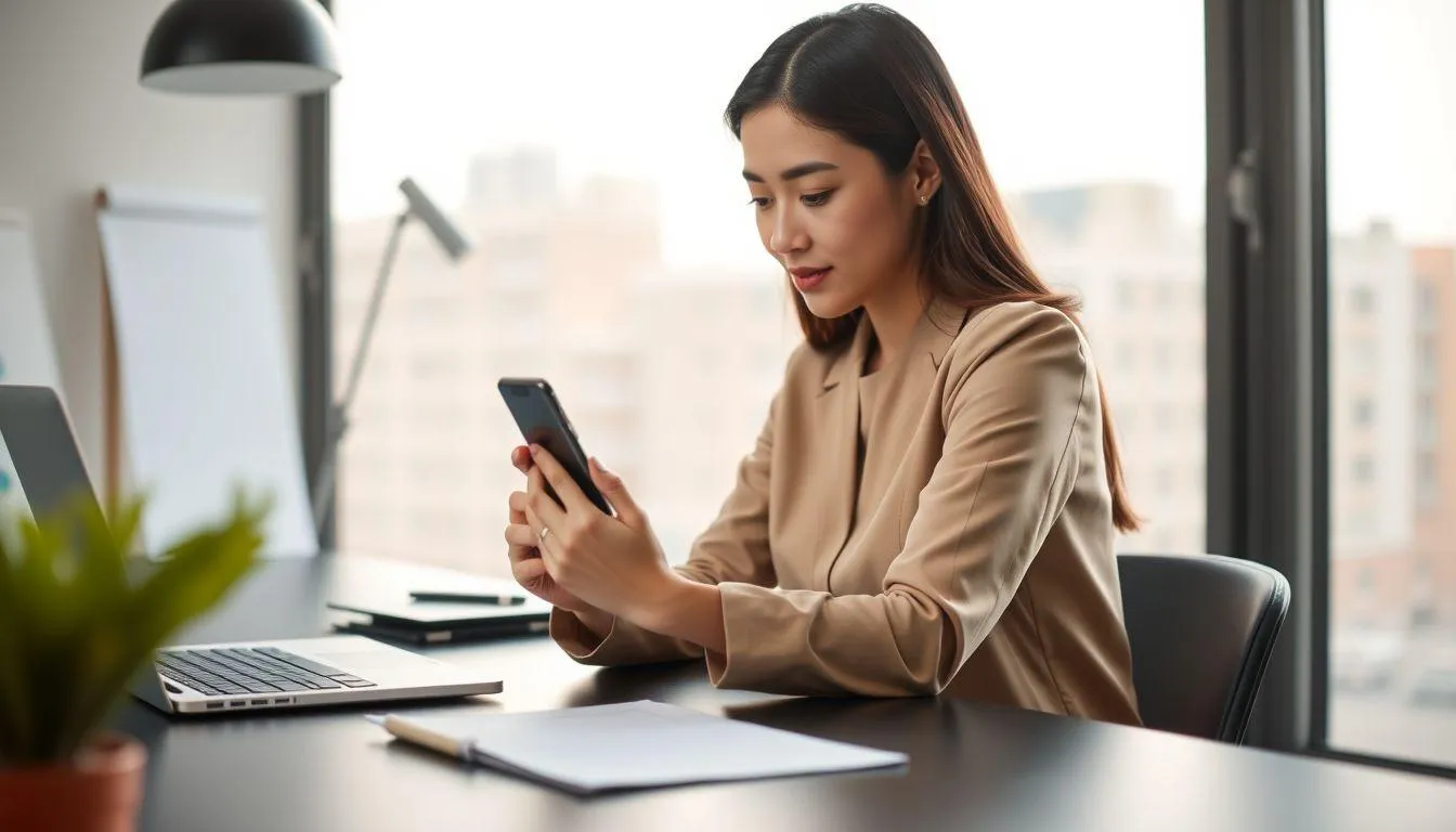 Cara Membuat CV di HP Menggunakan Resume Builder Online (c) Ilustrasi AI