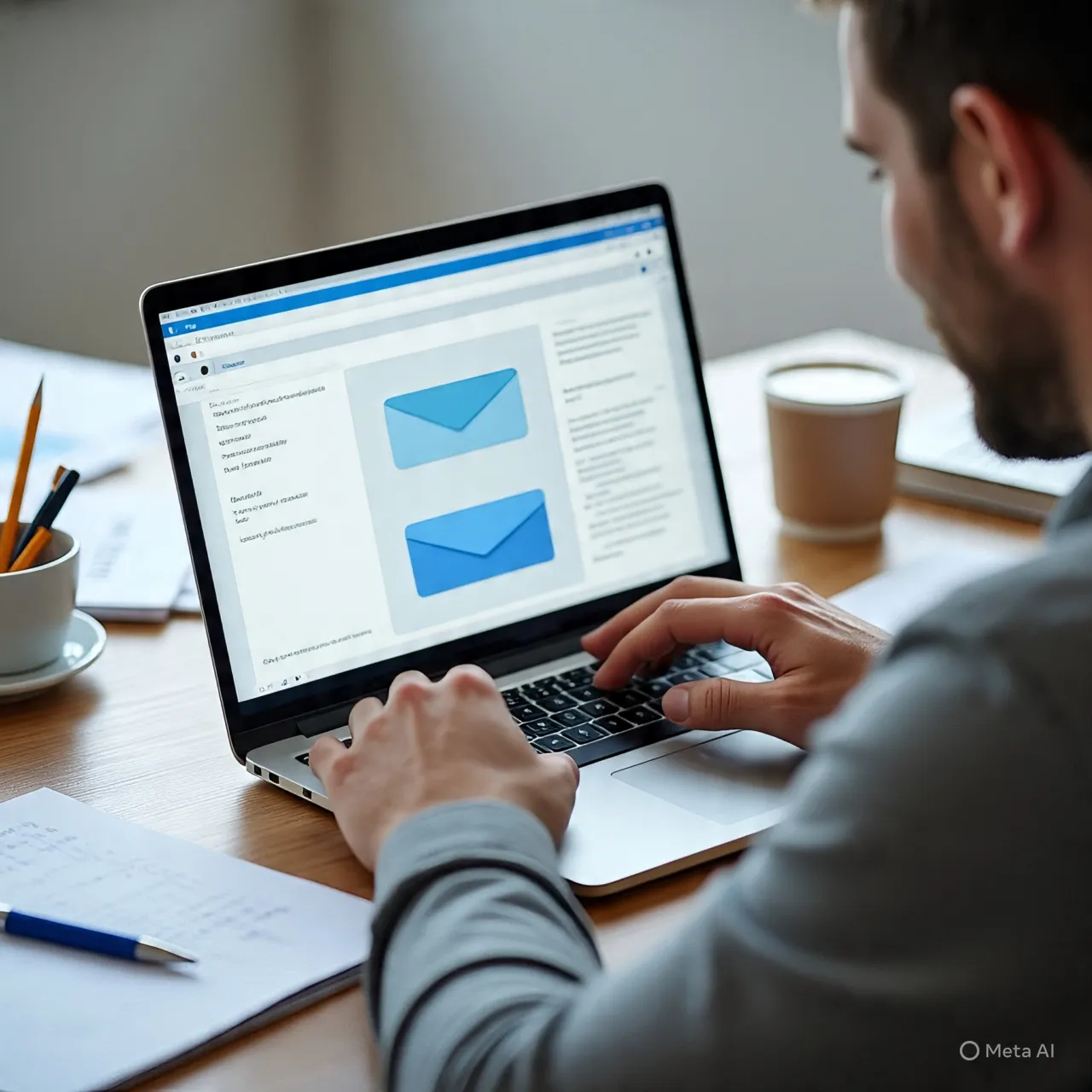 Cara Membuat Email Gmail di iPhone (c) Ilustrasi AI