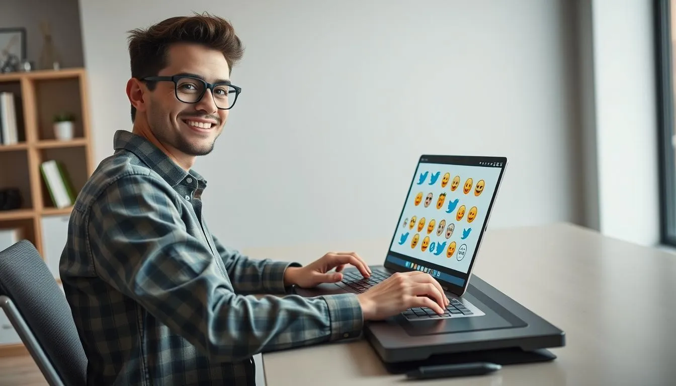 Cara Membuat Emoticon Twitter Sendiri (c) Ilustrasi AI