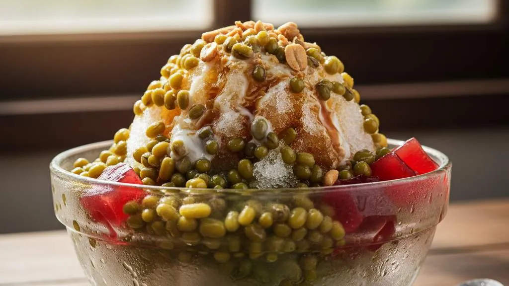 Variasi Resep Es Kacang Hijau Tanpa Santan (c) Ilustrasi AI