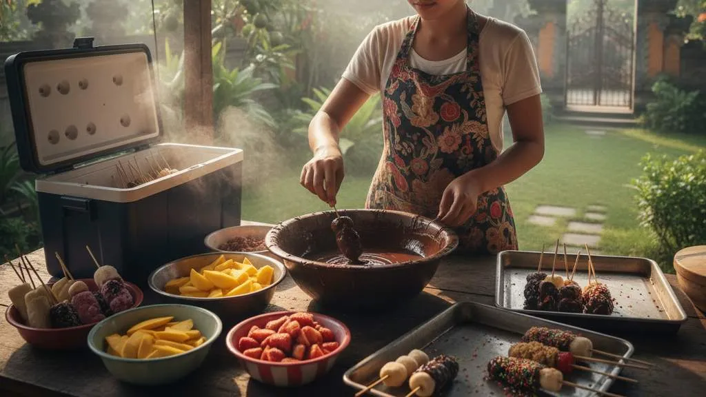 Tips dan Trik Sukses Membuat Es Kulkul (c) Ilustrasi AI