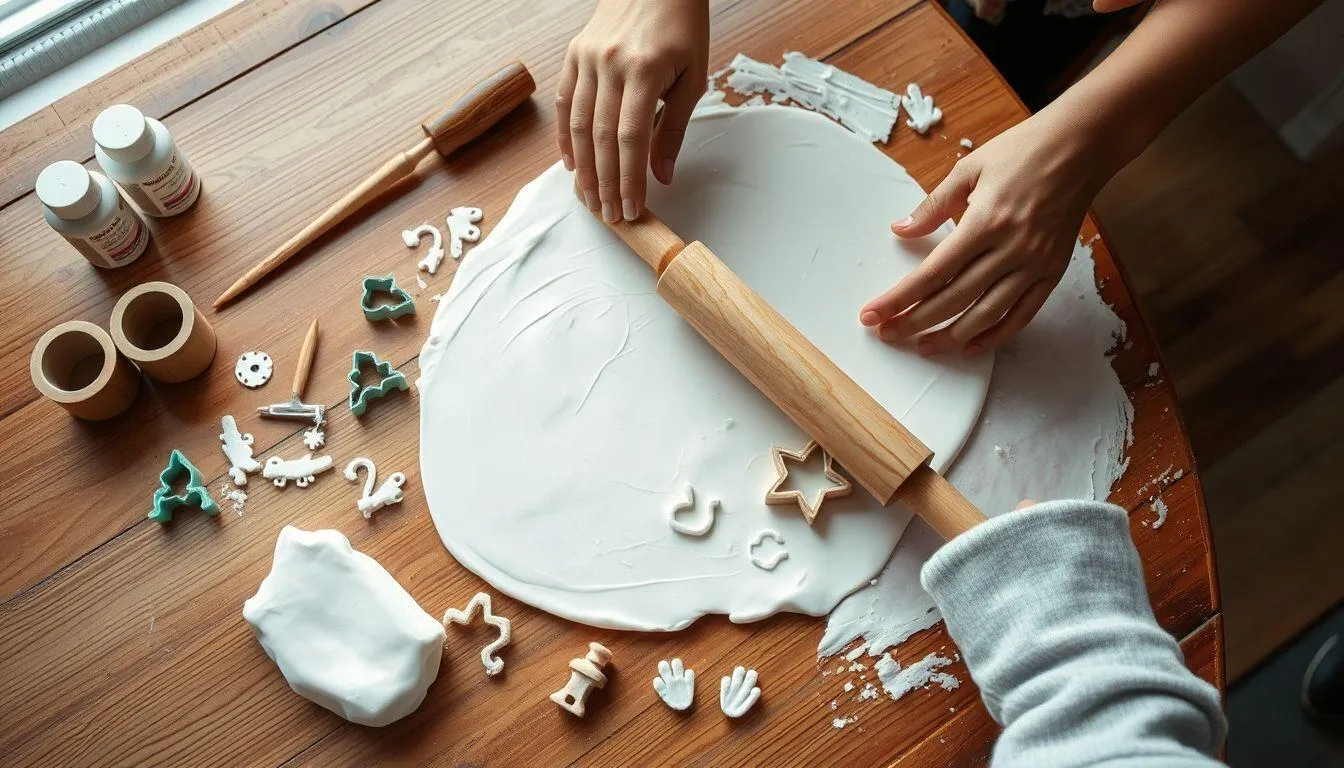 2. Cara Membuat Gantungan Kunci dari Air Dry Clay (c) Ilustrasi AI