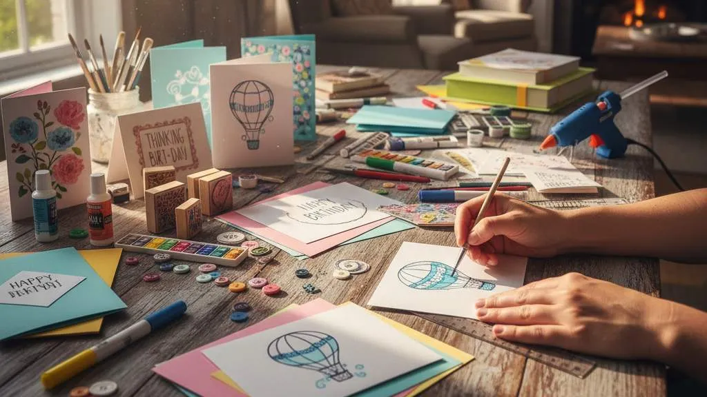 Langkah-langkah Membuat Greeting Card (c) Ilustrasi AI