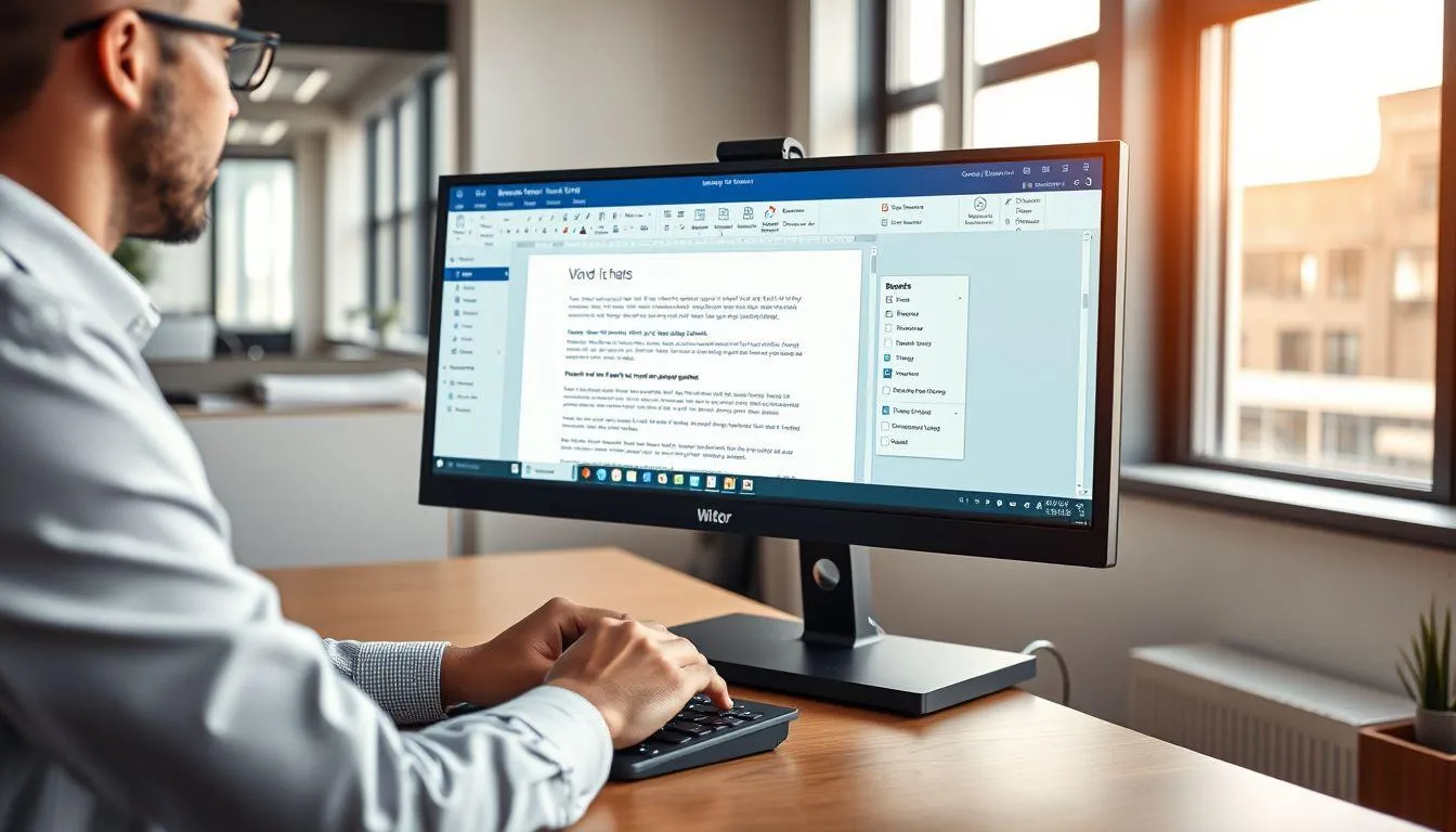 Langkah-langkah Membuat Section Break untuk Memisahkan Halaman (c) Ilustrasi AI