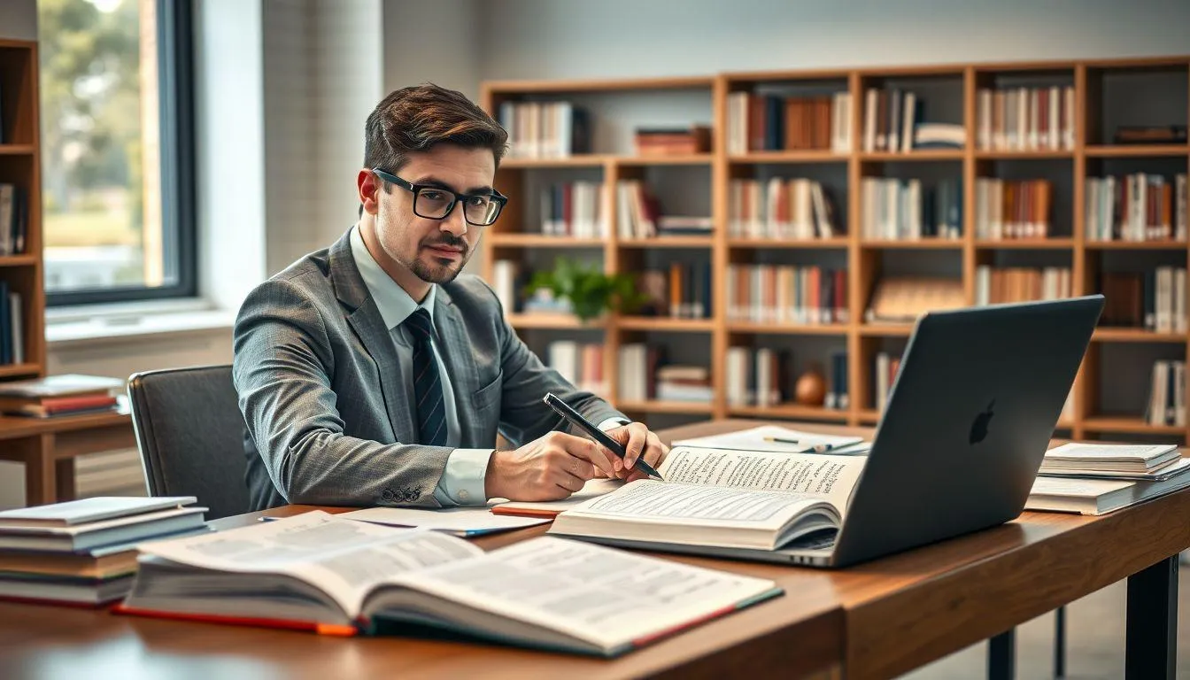 Struktur dan Komponen Jurnal Ilmiah (c) Ilustrasi AI