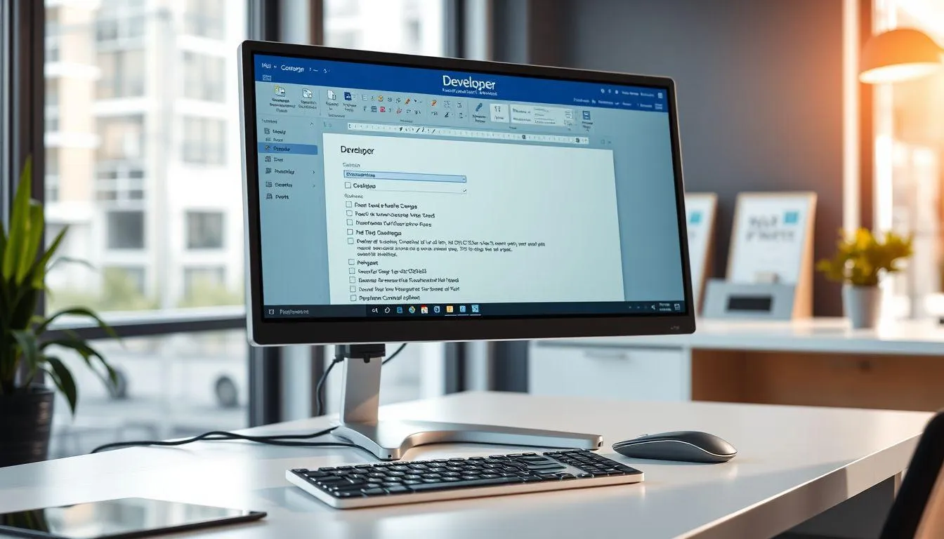 Membuat Kotak Centang Interaktif dengan Tab Developer (c) Ilustrasi AI
